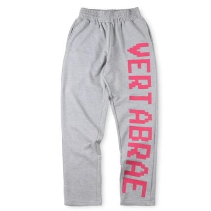 Vertabrae Grey with Red Logo Sweatpant